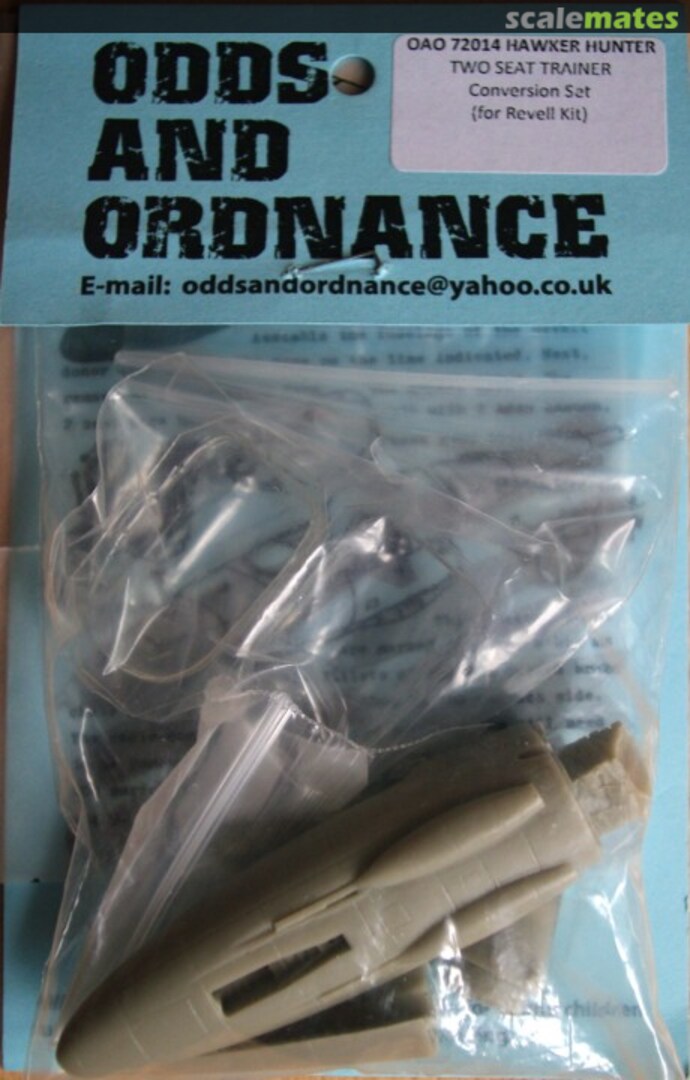 Boxart Hawker Hunter Two Seat Trainer OAO72014 Odds and Ordnance Boxart Hawker Hunter Two Seat Trainer OAO72014 Odds and Ordnance