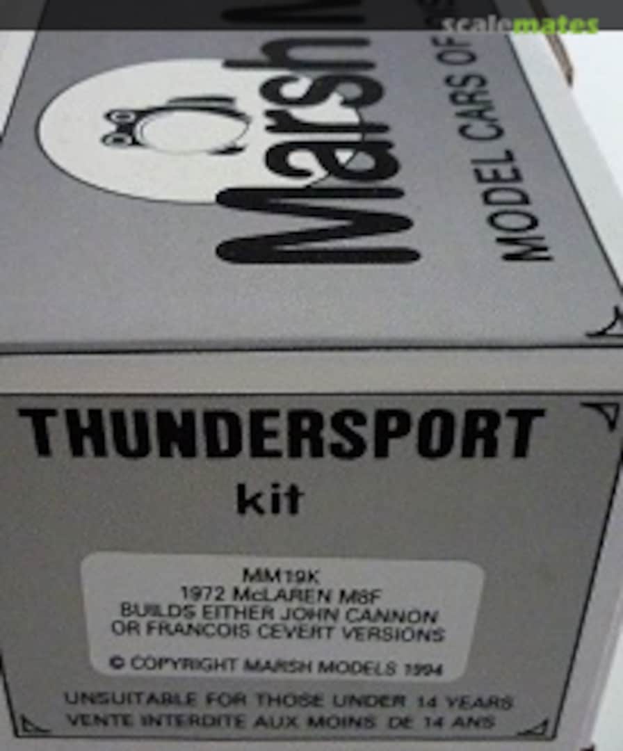 Boxart McLaren M8F #2 "Young American Racing" MM19 Marsh Models Boxart McLaren M8F #2 "Young American Racing" MM19 Marsh Models