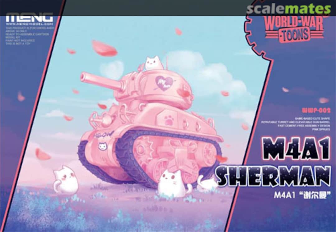 Boxart M4A1 Sherman WWP-002 Meng Model Boxart M4A1 Sherman WWP-002 Meng Model