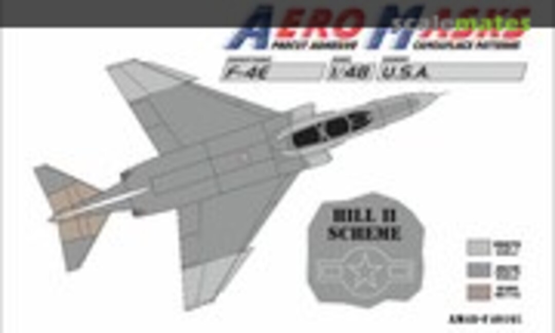 1:48 F-4E USA Hill II Scheme (AeroMasks AM48-F4016)