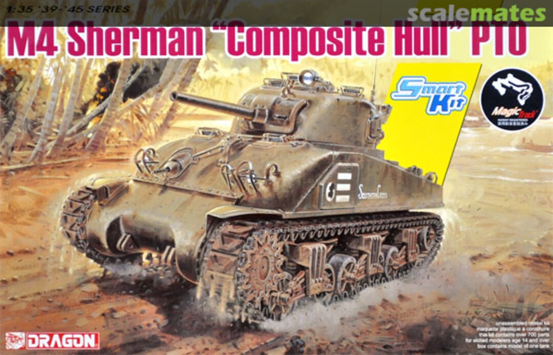 Boxart M4 Sherman "Composite Hull" PTO 6740 Dragon Boxart M4 Sherman "Composite Hull" PTO 6740 Dragon