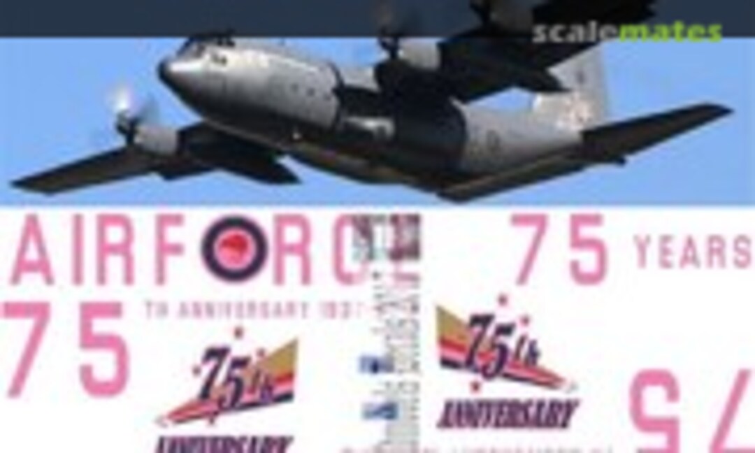 1:144 RNZAF C130H 75th Anniversary scheme (Oldmodels Decals OMD0380B) OMD0380B
