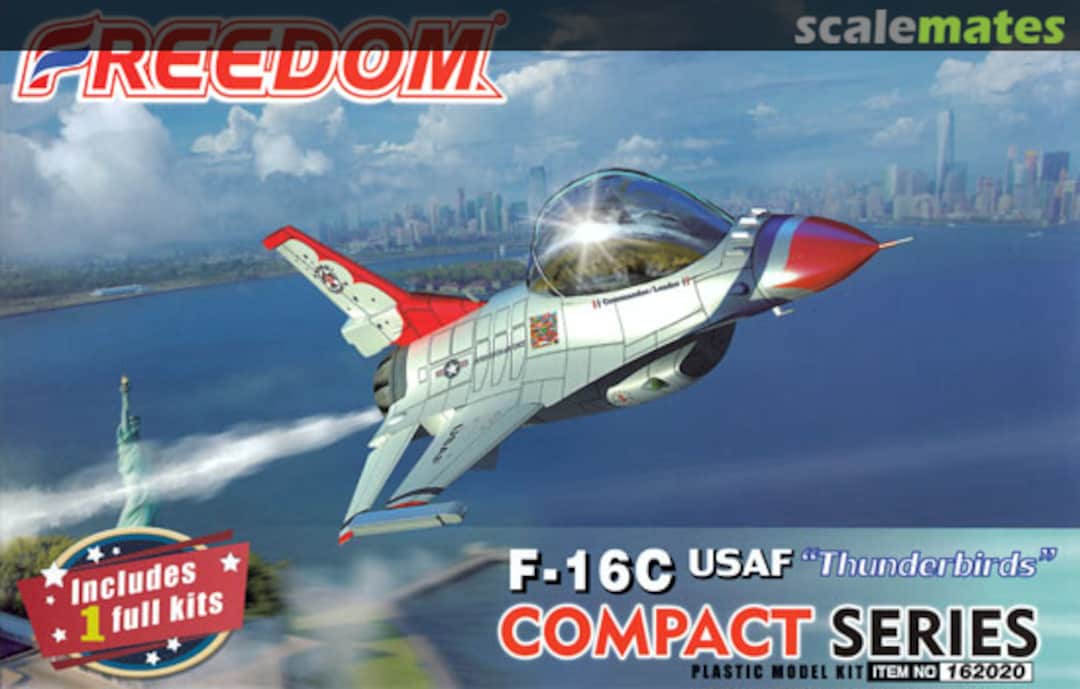 Boxart USAF F-16C "Thunderbirds" 162020 Freedom Model Kits