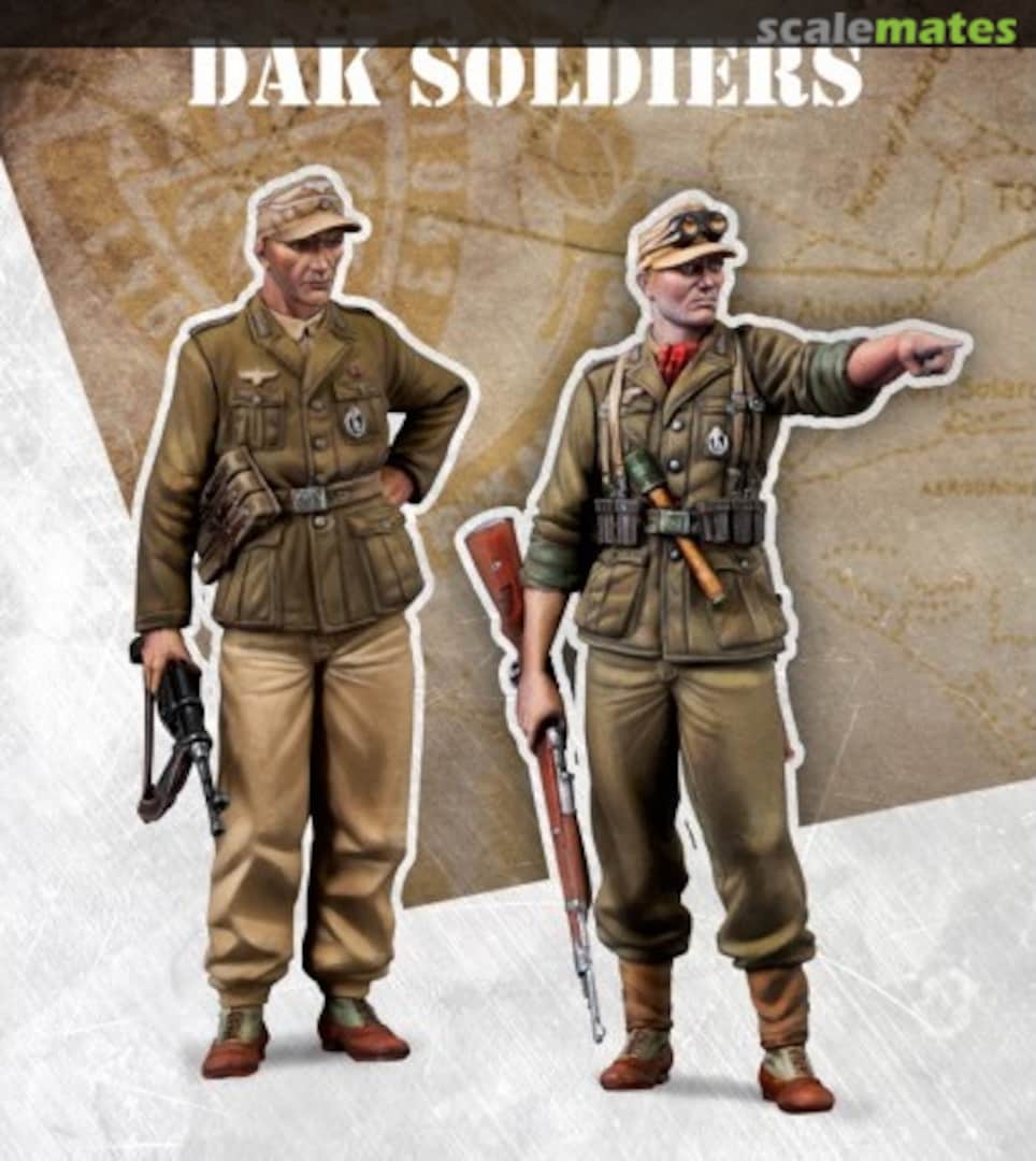 Boxart DAK Soldiers SW72-002 SCALE75 Boxart DAK Soldiers SW72-002 SCALE75