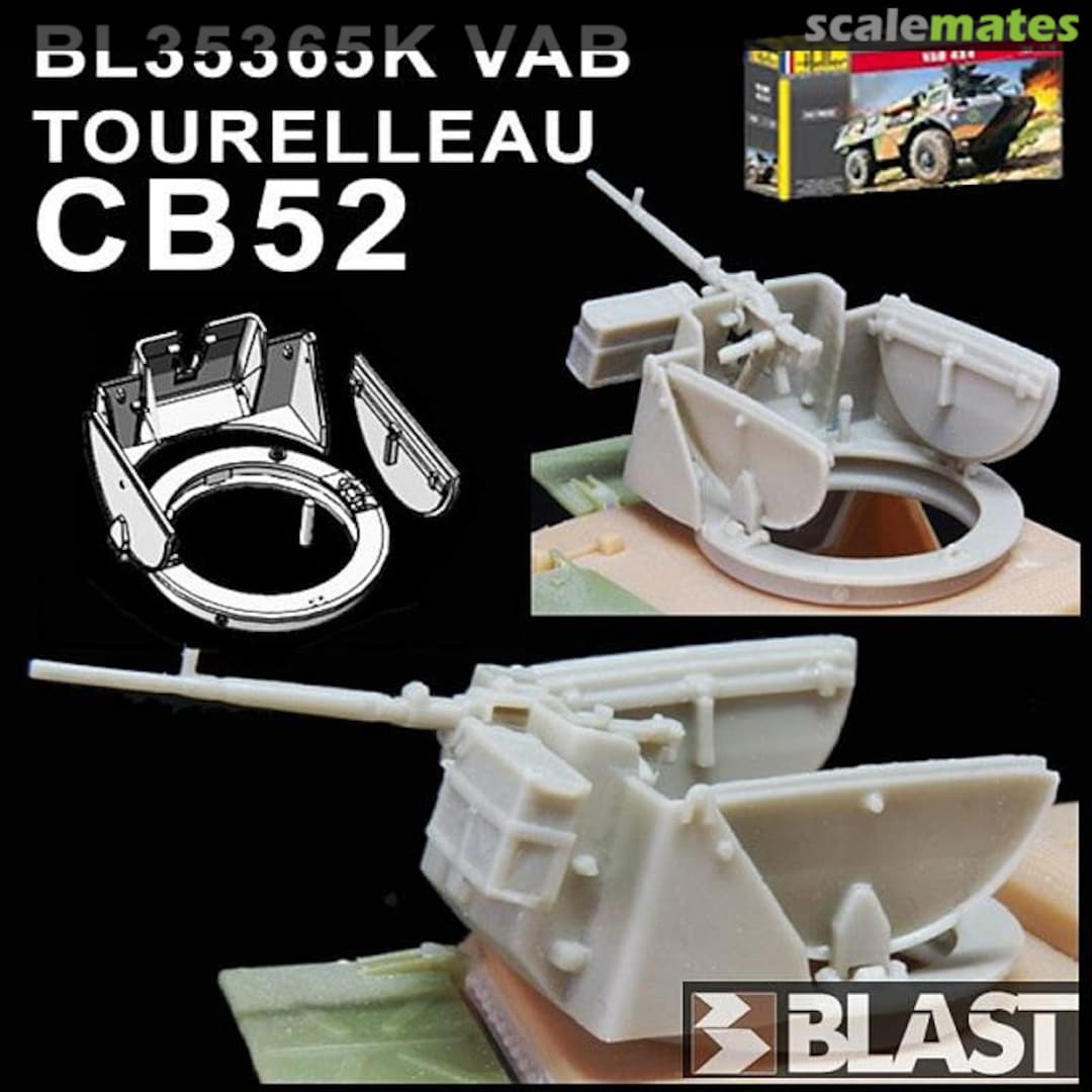 Boxart VAB Tourelleau CB52 BL35365K Blast Models Boxart VAB Tourelleau CB52 BL35365K Blast Models
