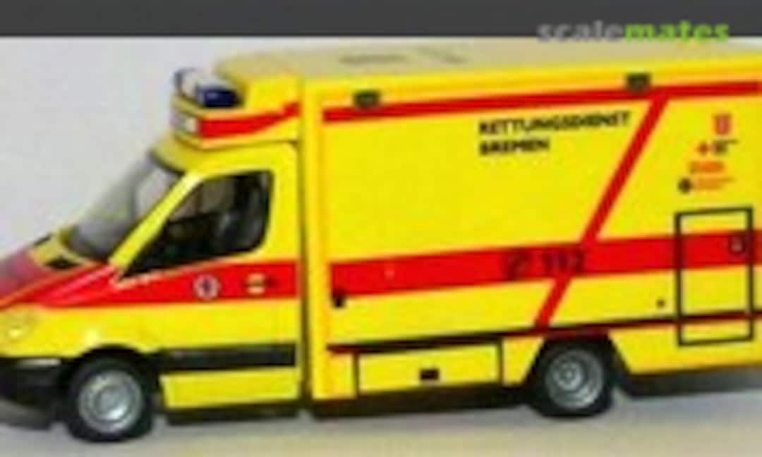1:87 Mercedes Benz Sprinter RTW Feuerwehr Bremen (Herpa 904728)