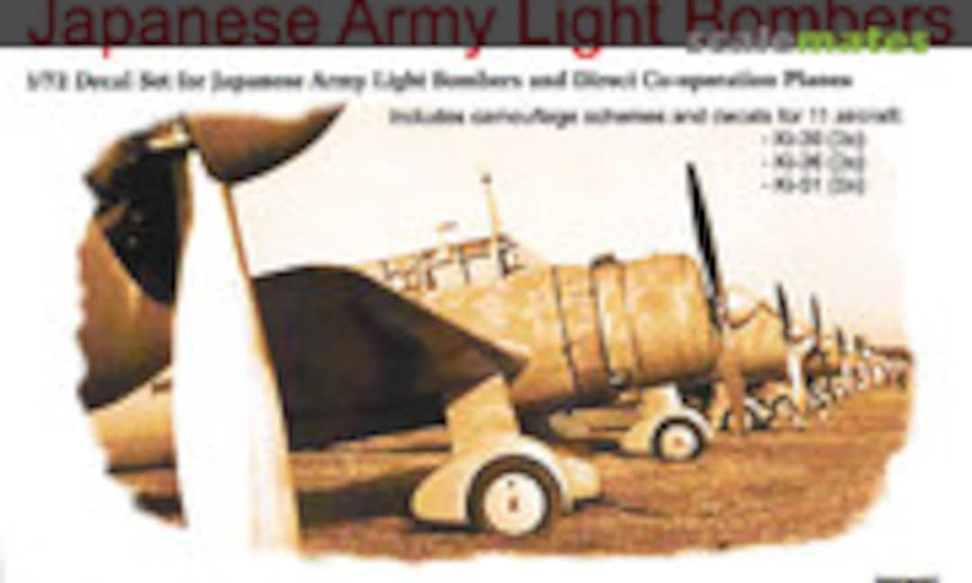 1:72 Japanese Army Light Bombers (Rising Decals RD72009) RD72009