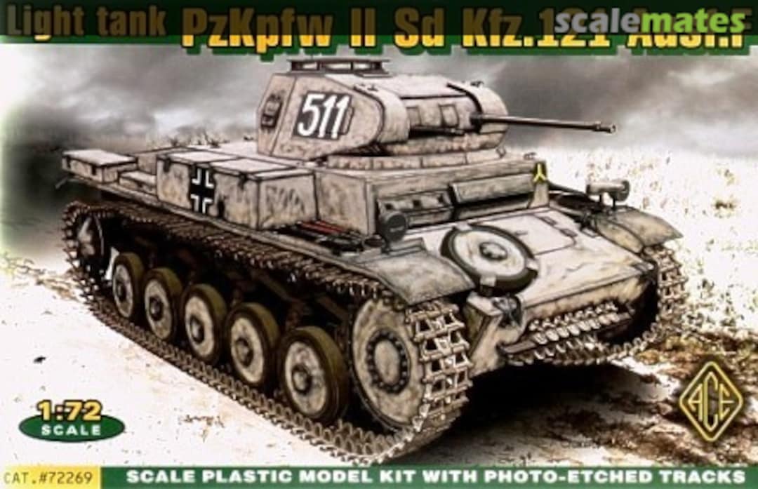 Boxart PzKpfw II Sd Kfz.121 Ausf.F 72269 ACE Boxart PzKpfw II Sd Kfz.121 Ausf.F 72269 ACE