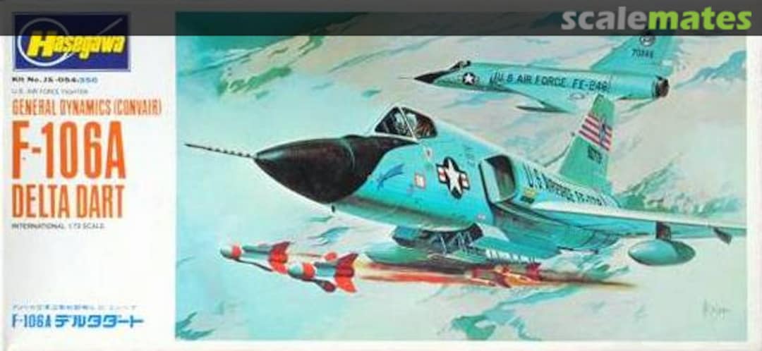 Boxart F-106A Delta Dart JS-054-350 Hasegawa Boxart F-106A Delta Dart JS-054-350 Hasegawa