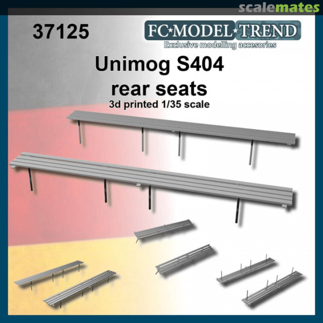Boxart Unimog S404 back seats 37125 FC Model Trend Boxart Unimog S404 back seats 37125 FC Model Trend