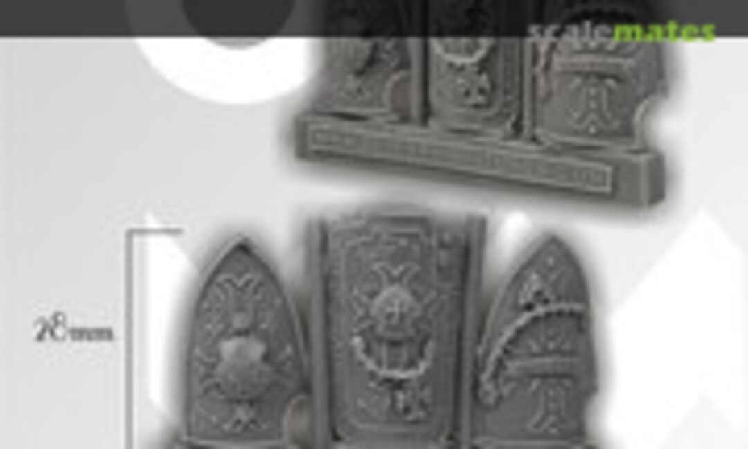 No Big Templar Shields (3 pcs) (Scibor Monsterous Miniatures CPSH0018) CPSH0018