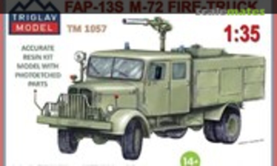 1:35 FAP-13S M-72 fire-truck (Triglav model TM 1057) TM 1057