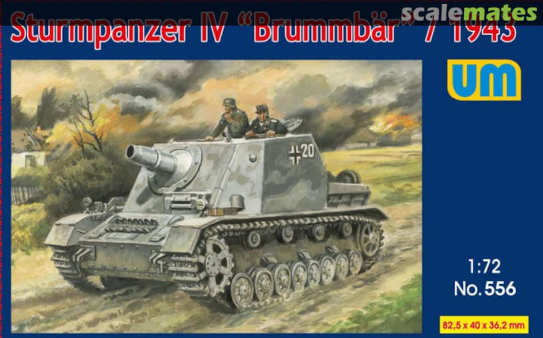Boxart Sd.Kfz. 166 Sturmpanzer IV ‘Brummbär‘ 556 UM 