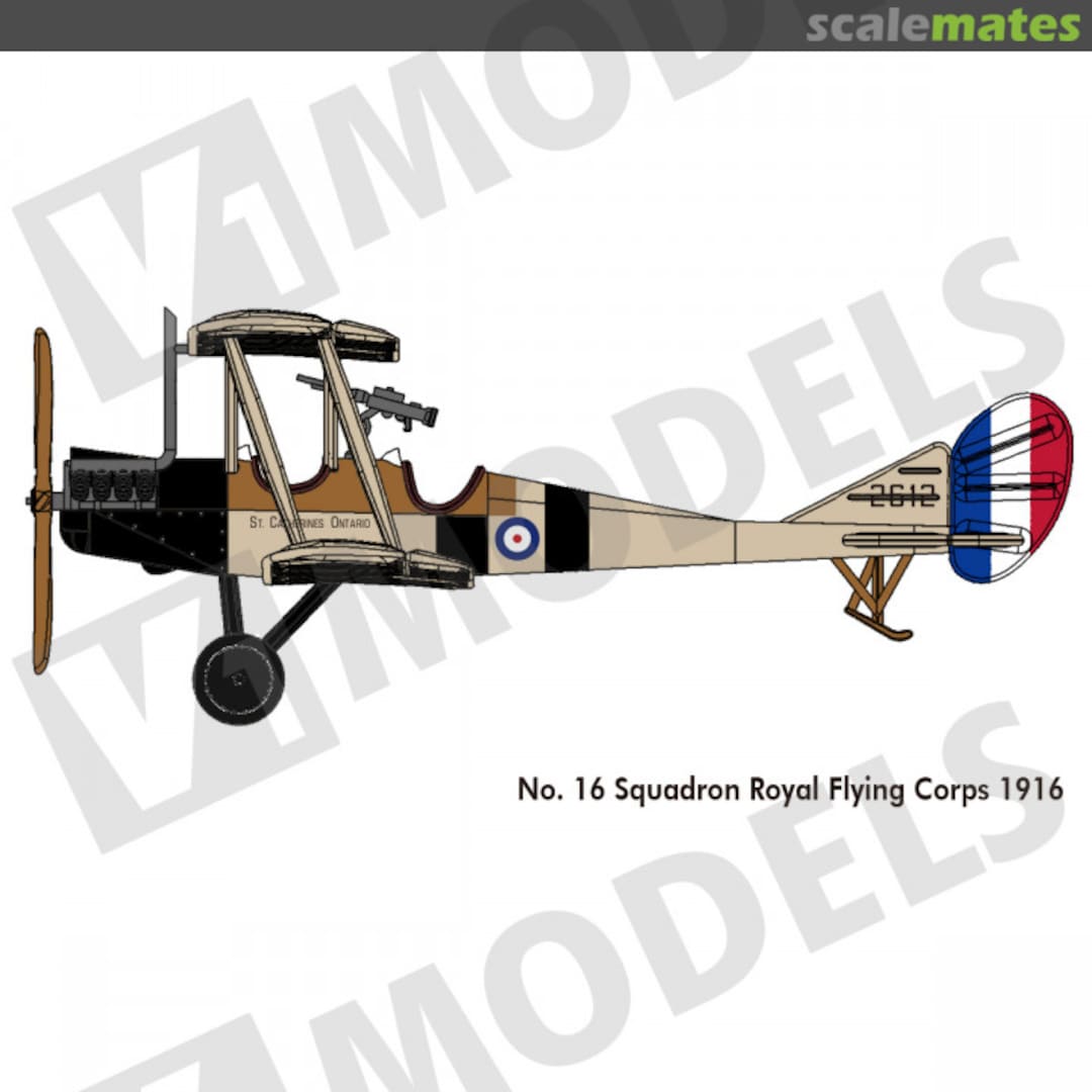 Boxart BE2c "16 SQUADRON" V1-1031 V1models Boxart BE2c "16 SQUADRON" V1-1031 V1models