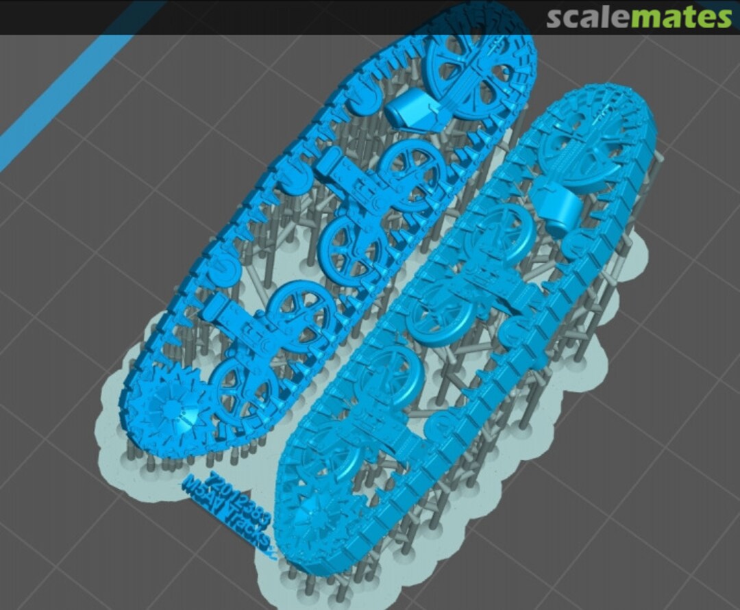 Boxart M5A1 Wheels, Tracks and Running Gear 72012383 EMP3d