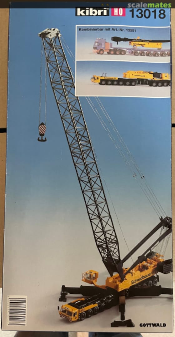 Boxart Gottwald AK850 geteilte Version mit Begleitfahrzeug 13018 Kibri Boxart Gottwald AK850 geteilte Version mit Begleitfahrzeug 13018 Kibri