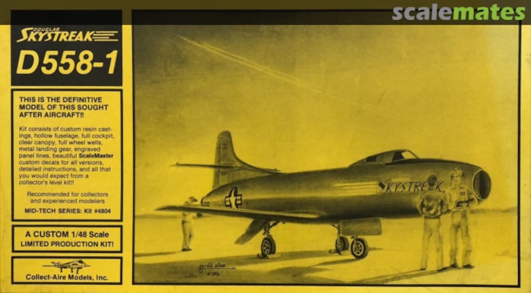 Boxart D-558-1 Skystreak 4804 Collect-Aire Models Boxart D-558-1 Skystreak 4804 Collect-Aire Models