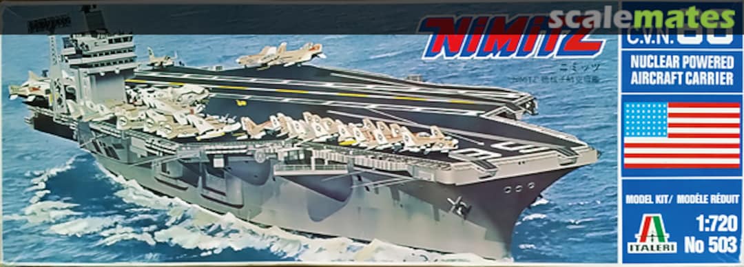 Boxart USS Nimitz CVN-68 503 Italeri Boxart USS Nimitz CVN-68 503 Italeri