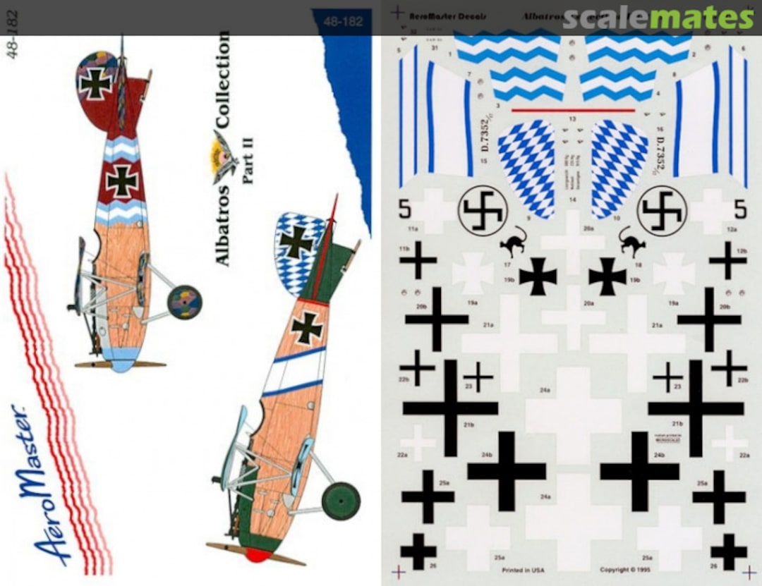 Boxart Albatros Collection Part II 48-182 AeroMaster Boxart Albatros Collection Part II 48-182 AeroMaster