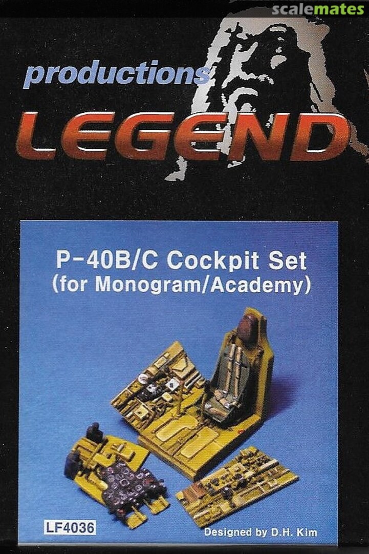 Boxart P-40B/C Cockpit set LF4036 Legend Productions Boxart P-40B/C Cockpit set LF4036 Legend Productions