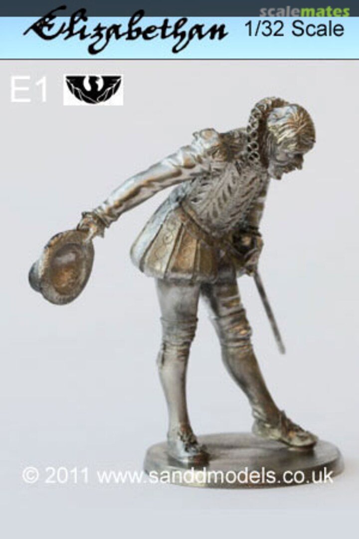 Boxart Sir Walter Raleigh bowing E1 Phoenix Model Developments Boxart Sir Walter Raleigh bowing E1 Phoenix Model Developments