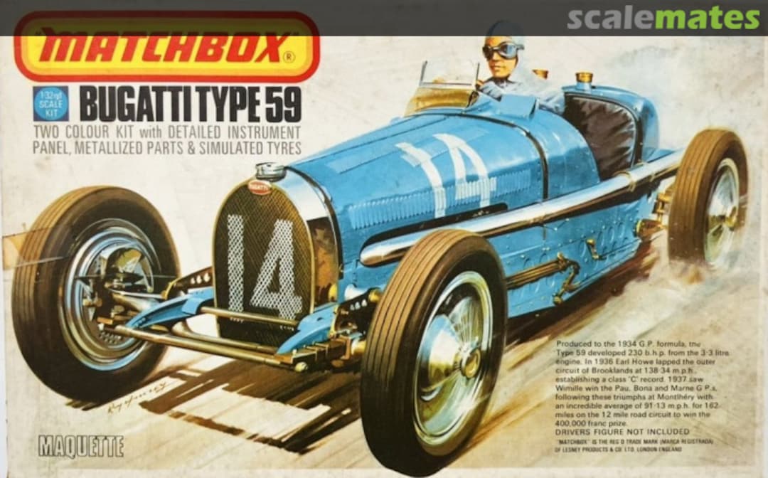 Boxart Bugatti Type 59 PK-302 Matchbox
