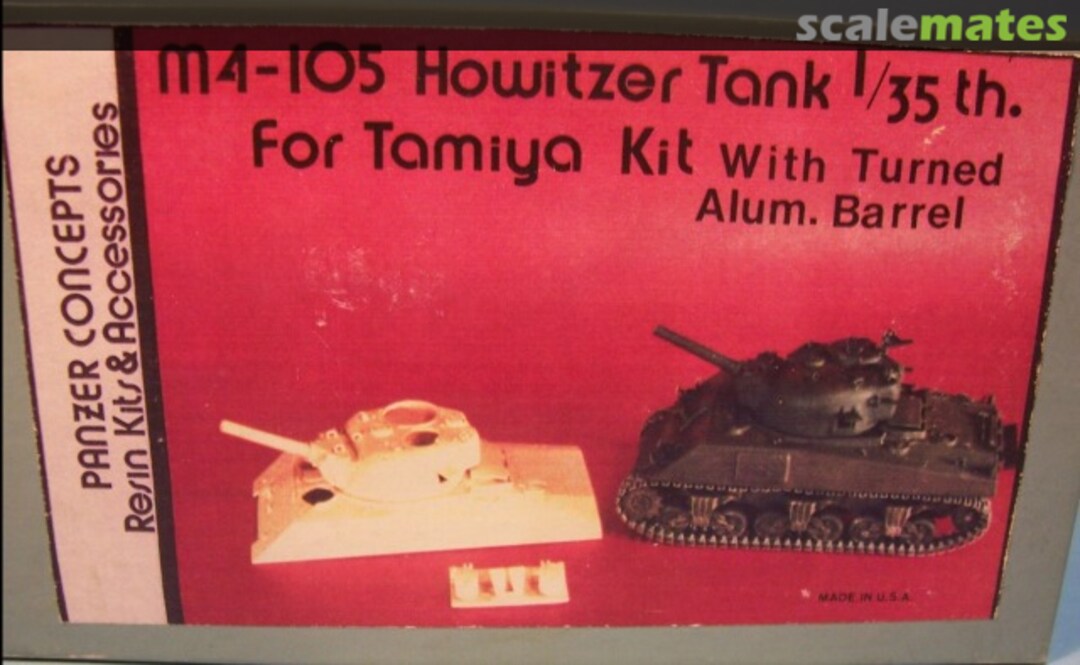 Boxart M4-105 Howitzer 2001 Panzer Concepts Boxart M4-105 Howitzer 2001 Panzer Concepts