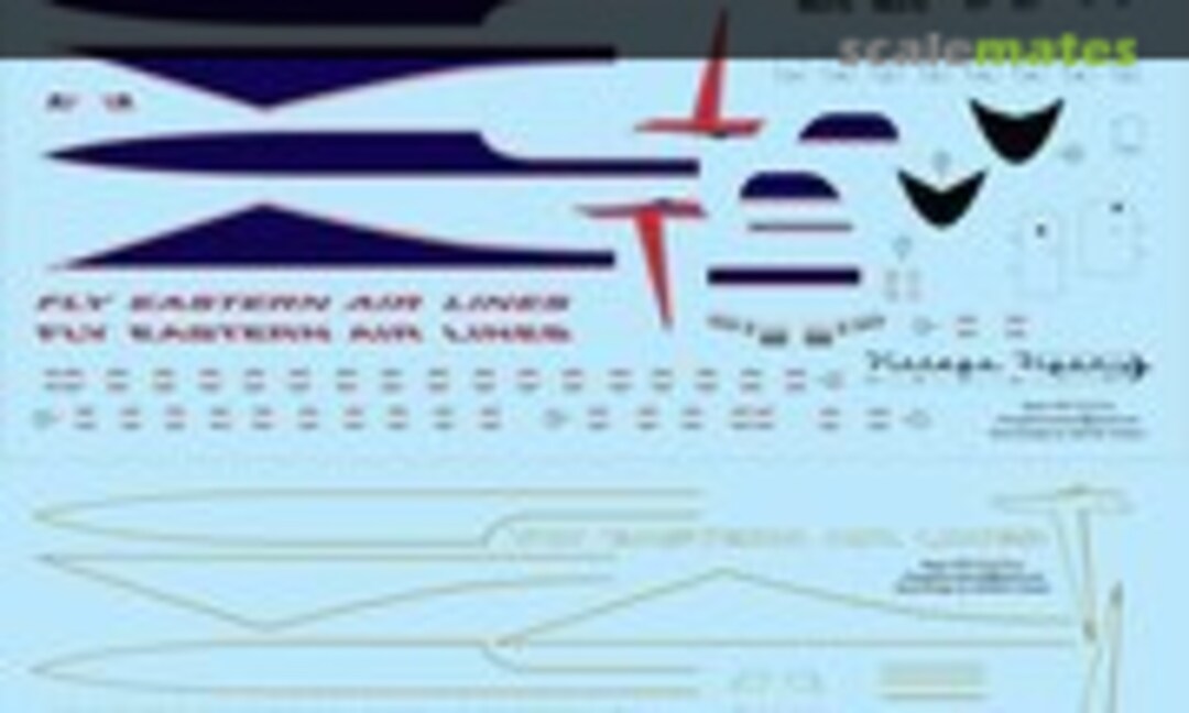 1:144 DC-7B Eastern (61) (Vintage Flyer Decals VFD144-010) VFD144-010