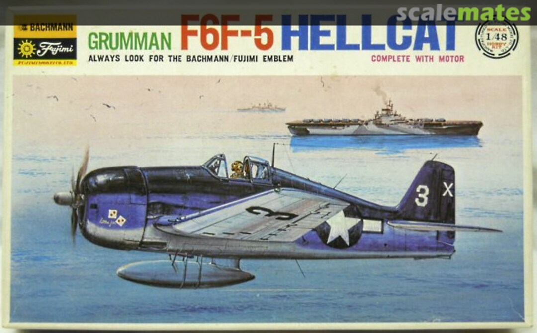 Boxart Grumman F6F-5 Hellcat 0766:300 Bachmann Fujimi Boxart Grumman F6F-5 Hellcat 0766:300 Bachmann Fujimi