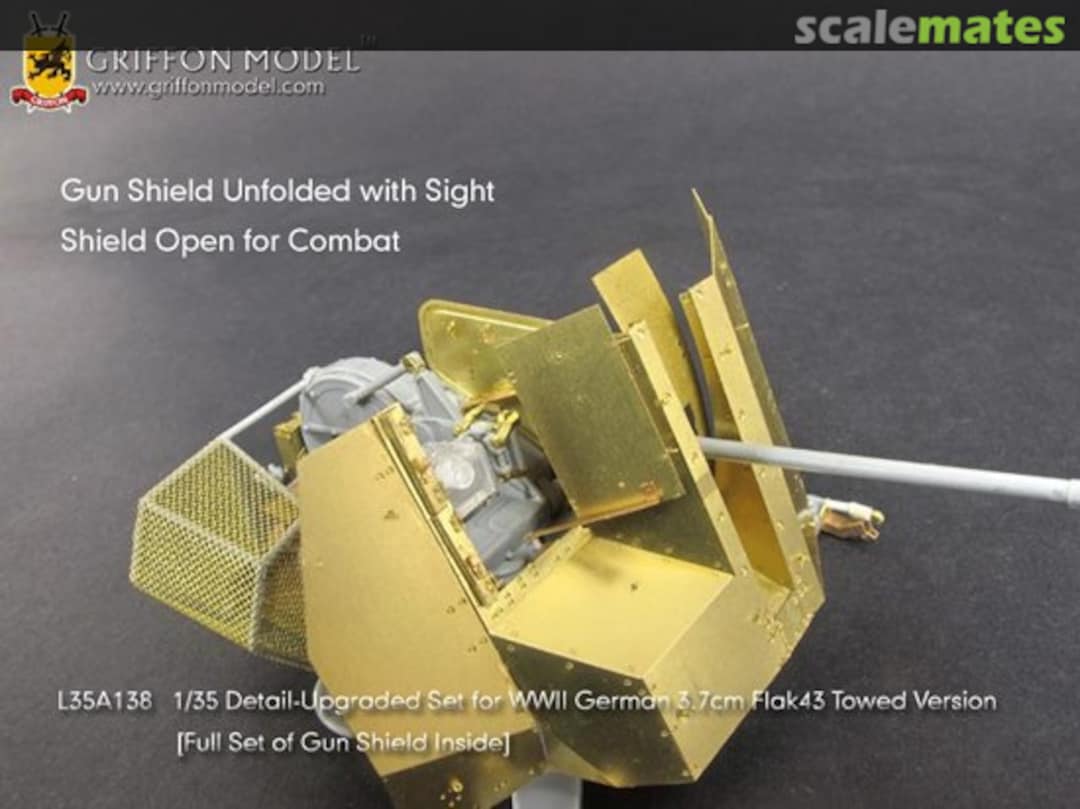 Boxart 3.7cm Flak 43 Towed Version, Gun Shields Full Set -Dragon- L35A138 Griffon Model Boxart 3.7cm Flak 43 Towed Version, Gun Shields Full Set -Dragon- L35A138 Griffon Model