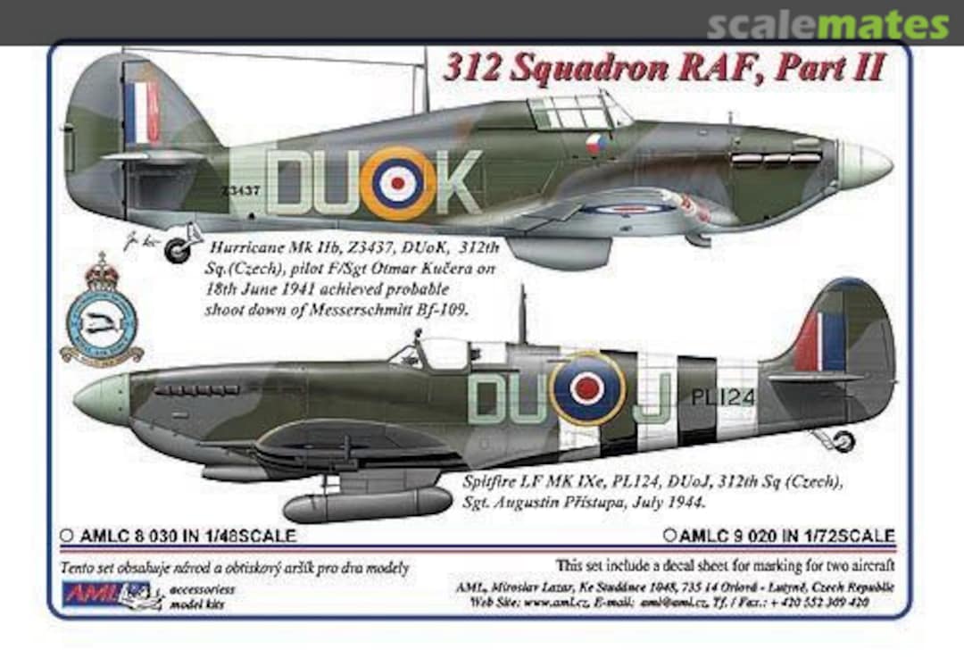 Boxart 312 Squadron RAF, Part II AMLC8030 AML Boxart 312 Squadron RAF, Part II AMLC8030 AML