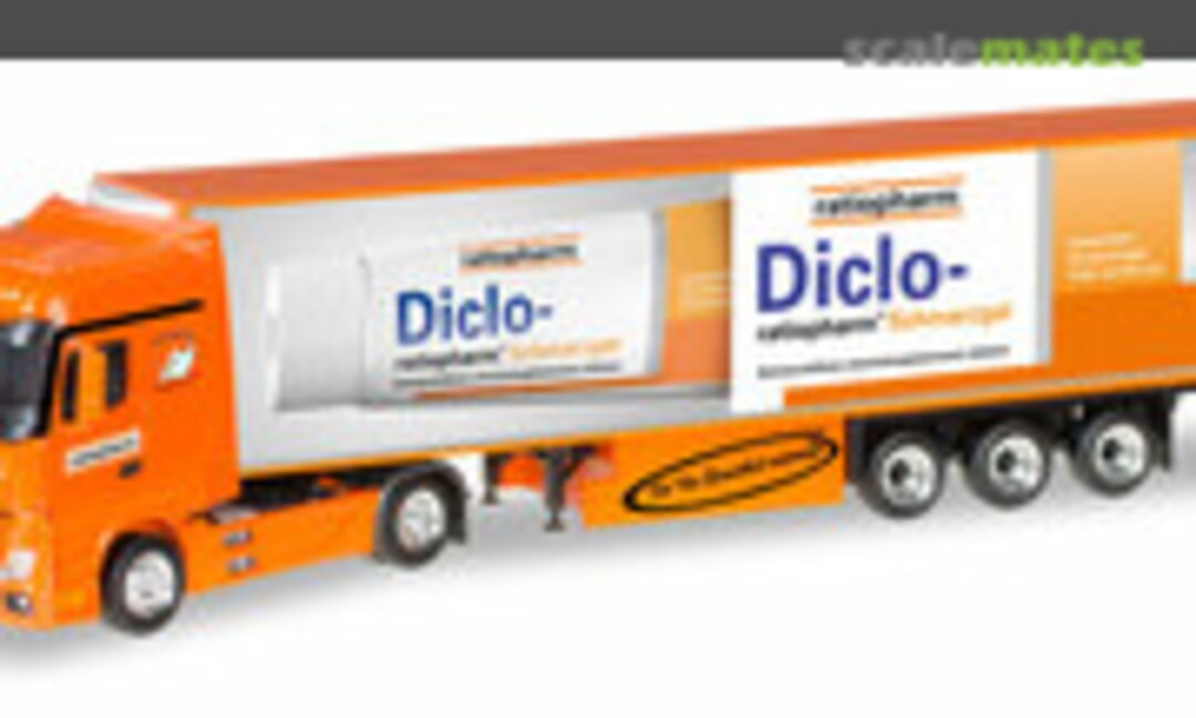 Mercedes-Benz Actros Bigspace Koffer-Sattelzug &quot;Ratiopharm&quot; (Herpa 306782)