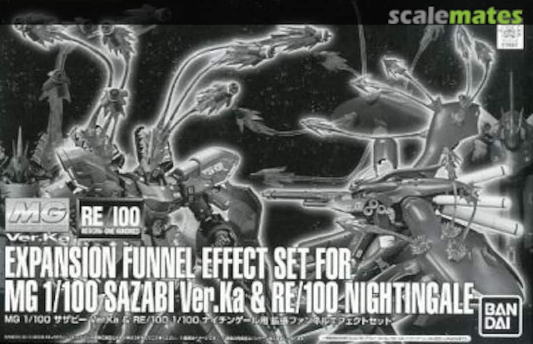 Boxart Expansion Funnel Effect Set for MG Sazabi Ver.Ka & RE/100 Nightingale 0196827 Bandai Boxart Expansion Funnel Effect Set for MG Sazabi Ver.Ka & RE/100 Nightingale 0196827 Bandai