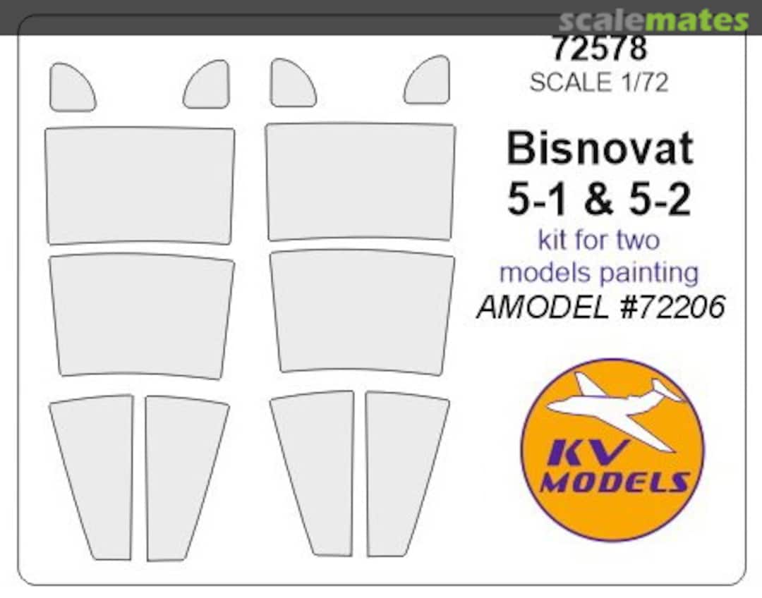 Boxart Bisnovat 5-1 & 5-2 72578 KV Models Boxart Bisnovat 5-1 & 5-2 72578 KV Models
