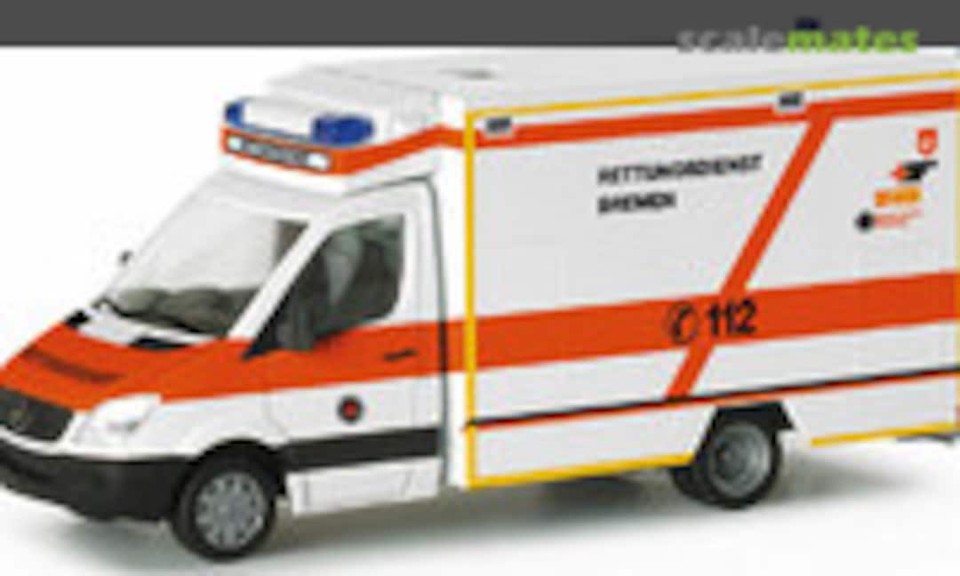 1:87 Mercedes Benz Sprinter RTW Feuerwehr Bremen (Herpa 047579)