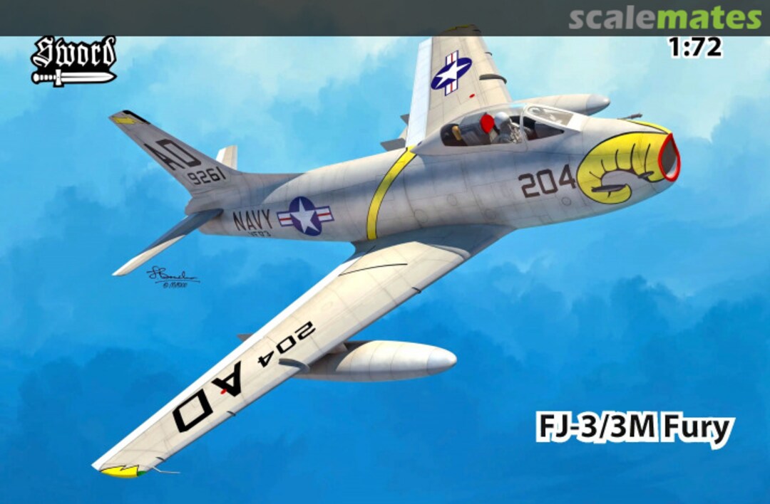 Boxart FJ-3/3M Fury SW72139 Sword