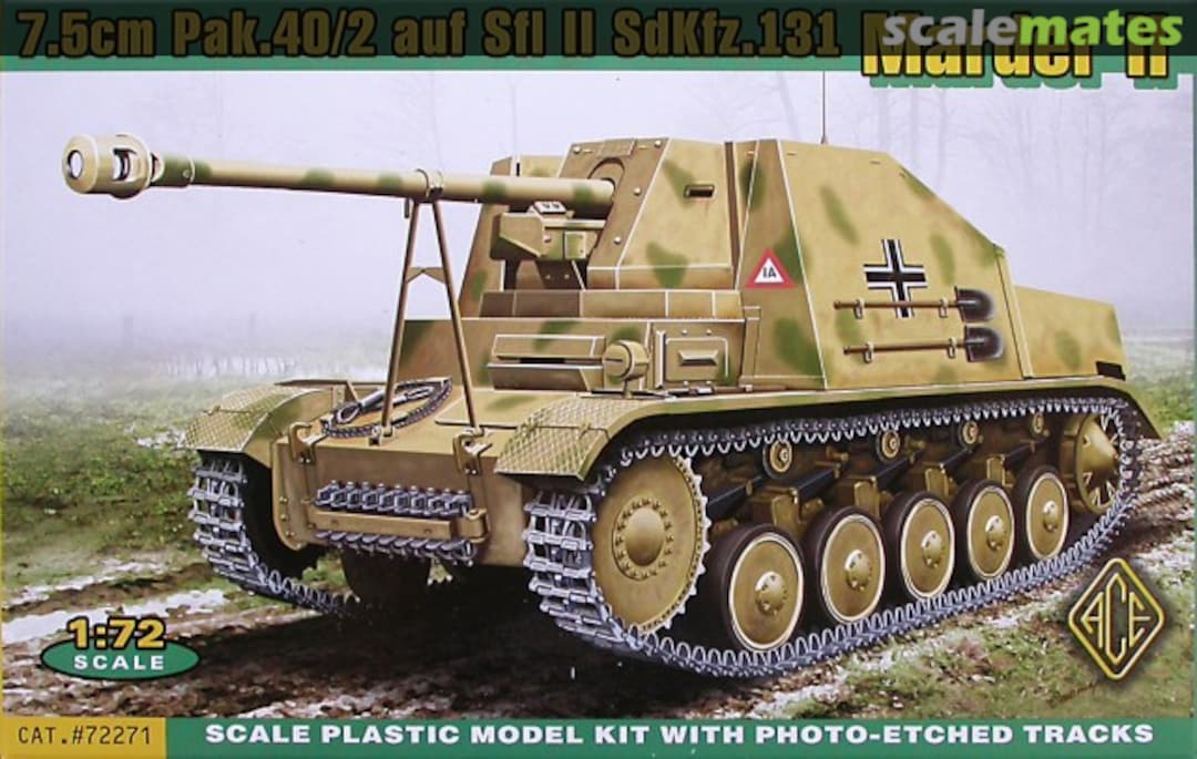 Boxart Sd.Kfz. 131 Marder II 72271 ACE Boxart Sd.Kfz. 131 Marder II 72271 ACE