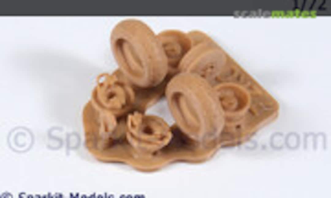 1:72 Fouga CM170 Magister - Wheel Set (Sparkit Models 72R0007) 72R0007