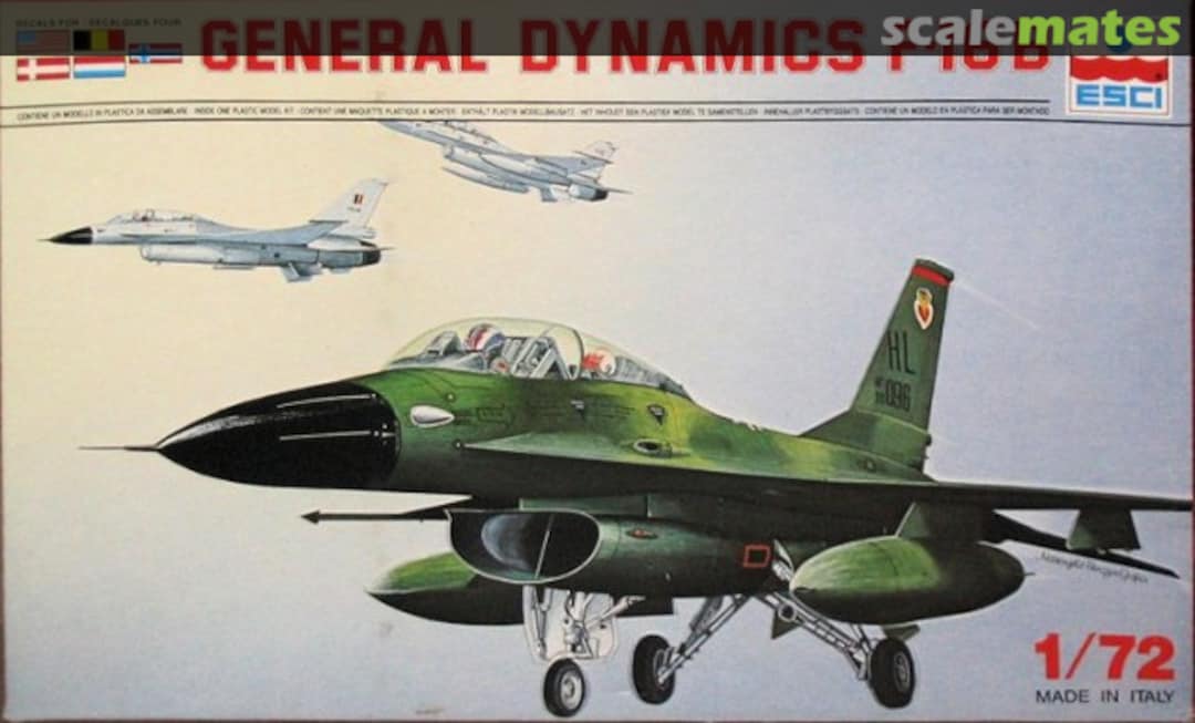 Boxart General Dynamics F-16 B 9028 ESCI Boxart General Dynamics F-16 B 9028 ESCI