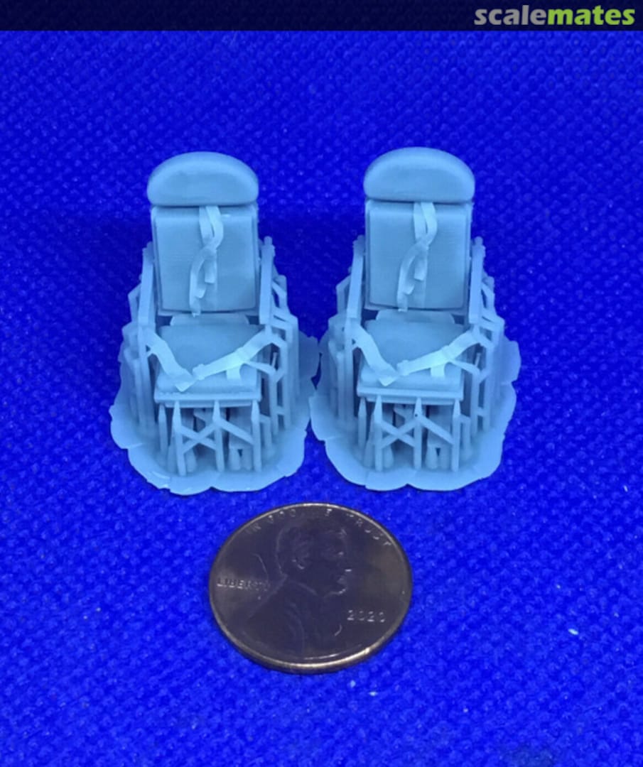 Boxart B-24 Liberator Detailed Resin Cockpit Seat Upgrade R2D48234 RESIN2detail