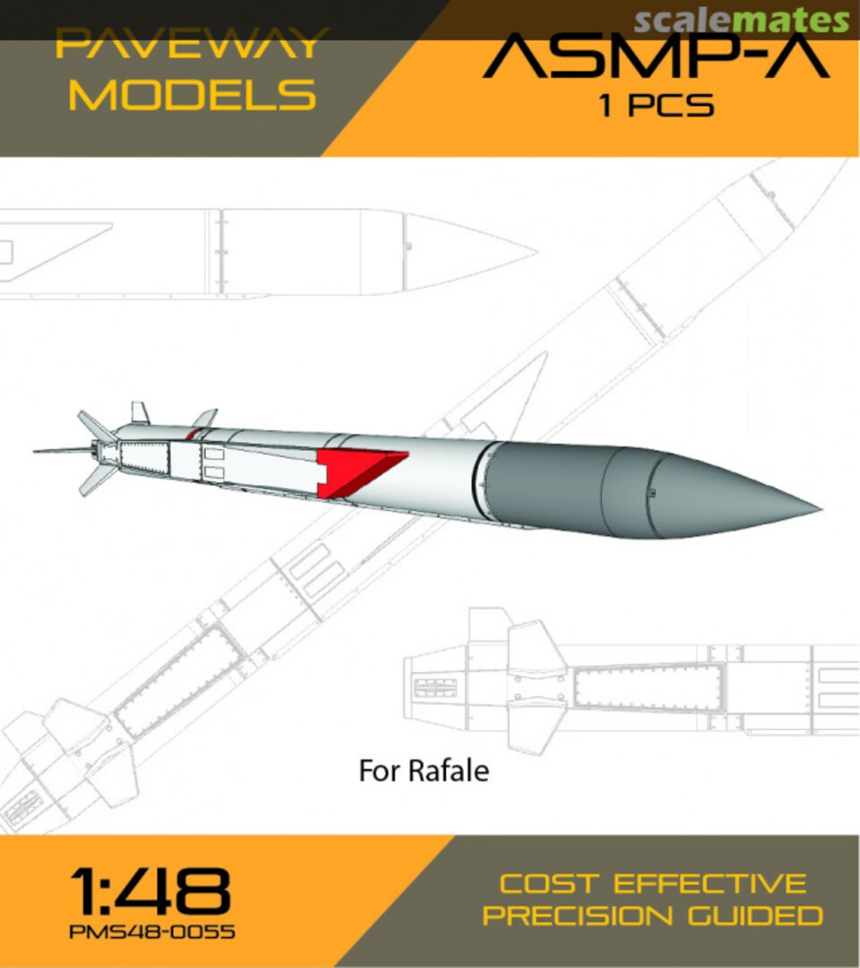 Boxart ASMP-A Nuclear missile PMS48-0055 Paveway Models