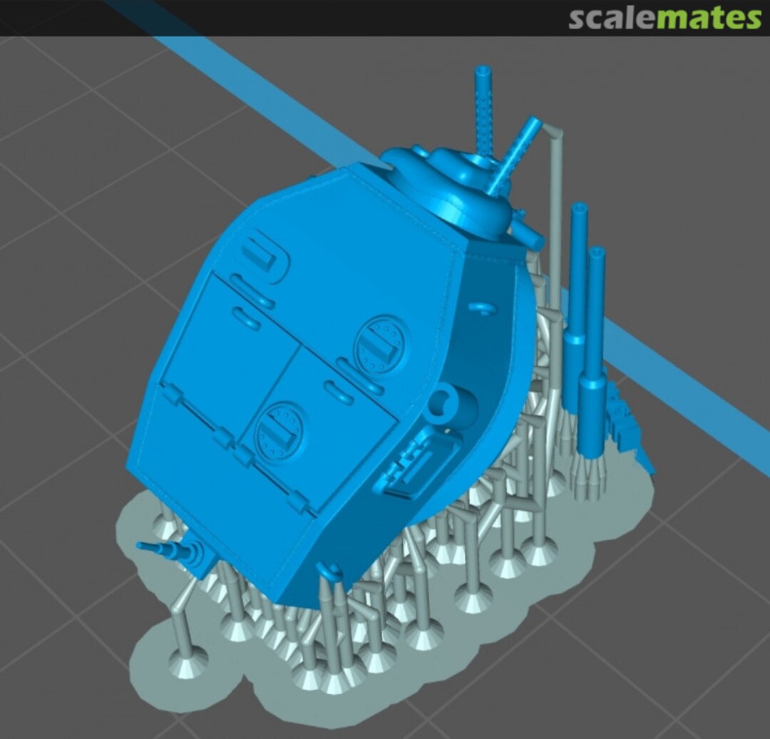 Boxart Turret for M5A1 Stuart tanks 72012384 EMP3d