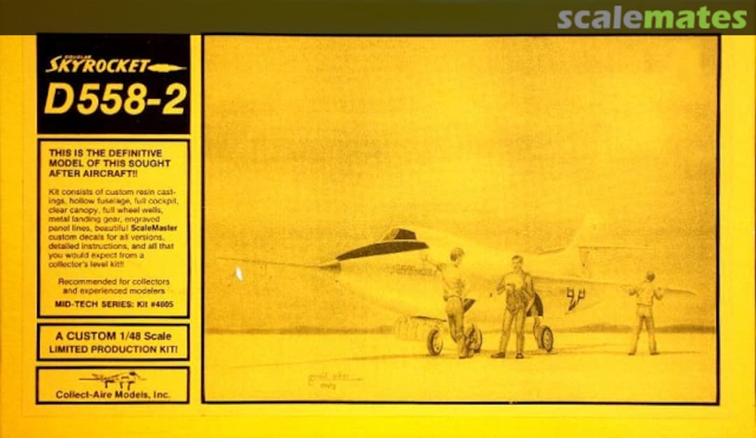 Boxart D558-2 Skyrocket 4805 Collect-Aire Models Boxart D558-2 Skyrocket 4805 Collect-Aire Models