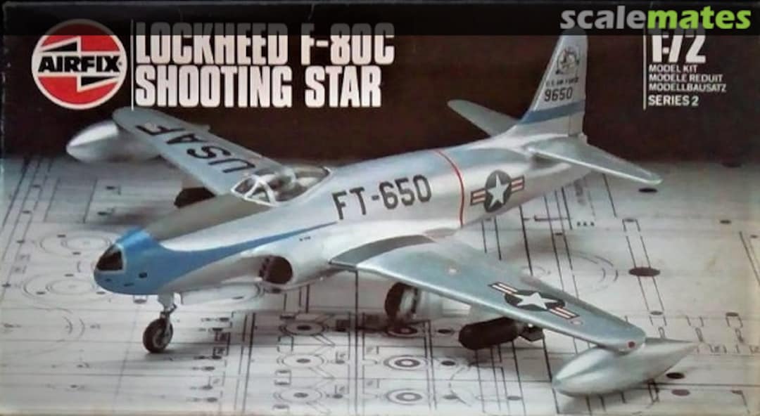 Boxart Lockheed F-80C Shooting Star 9 02043 Airfix