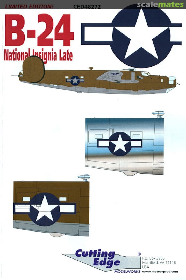 Boxart B-24 CED48272 Cutting Edge Modelworks Boxart B-24 CED48272 Cutting Edge Modelworks