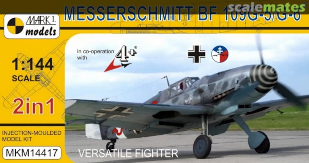 Boxart Messerschmitt Bf 109G-5/G-6 MKM14417 Mark I Models Boxart Messerschmitt Bf 109G-5/G-6 MKM14417 Mark I Models