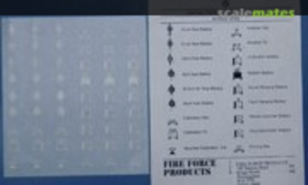 1:35 German Tactical Markings 1939-1940 Artillery Units (Fire Force Products ?) ?