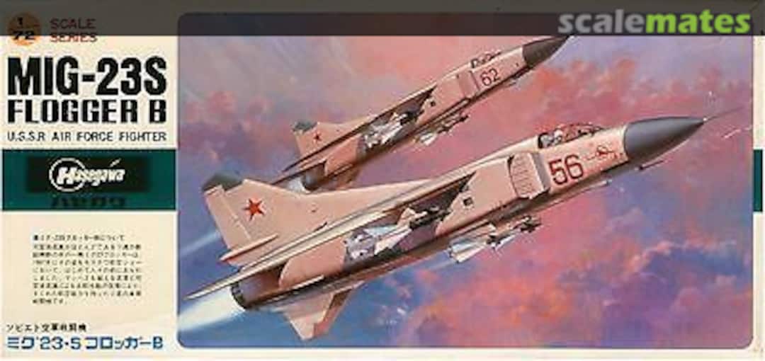 Boxart MiG-23S Flogger B E13 Hasegawa Boxart MiG-23S Flogger B E13 Hasegawa