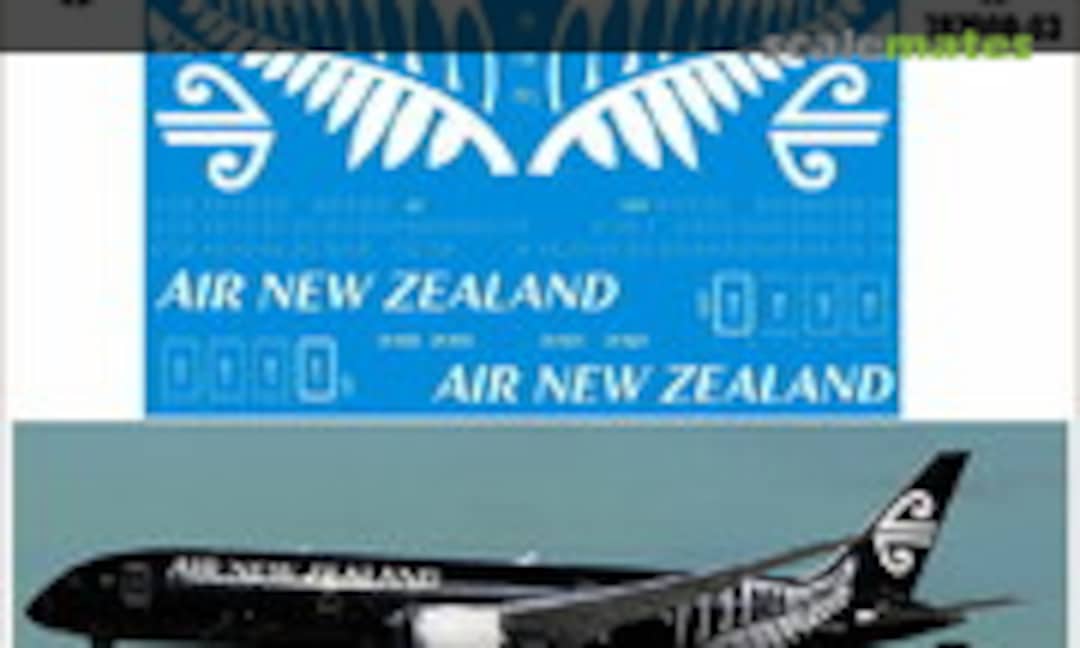 1:144 Boeing 787-9 "New Zealand" B.+W (Pas Decals 787900-03) 787900-03