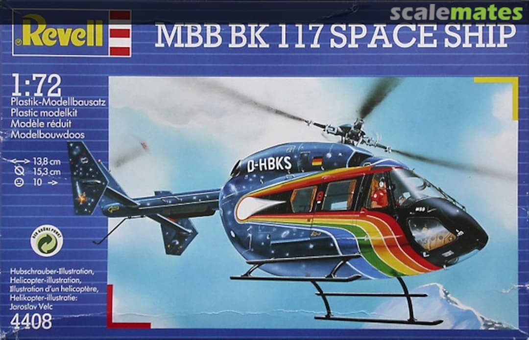 Boxart MBB BK 117 Space Ship 4408 Revell Boxart MBB BK 117 Space Ship 4408 Revell